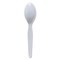 Boardwalk Mediumweight Polystyrene Teaspoons - White (100 /Box)
